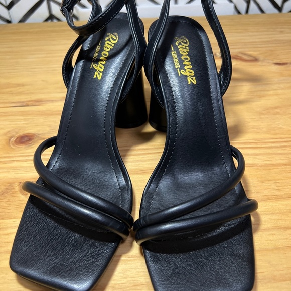 RIBONGZ Block Heels Prom Heeled Sandals for Women size 7 - Picture 5 of 6